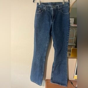 Wrangler Premium 20X Jeans Medium Blue Straight Leg  Size 9/10x34